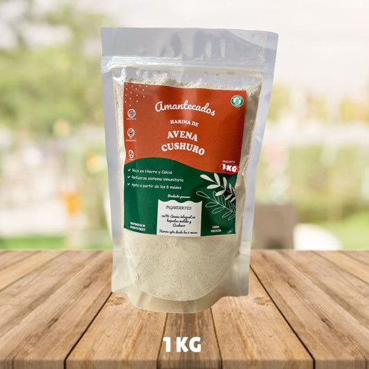 Harina de Avena enriquecida con Cushuro - 1 kg