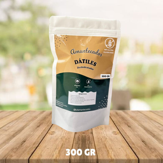 Dátiles enteros sin papa deshidratados 300 gr