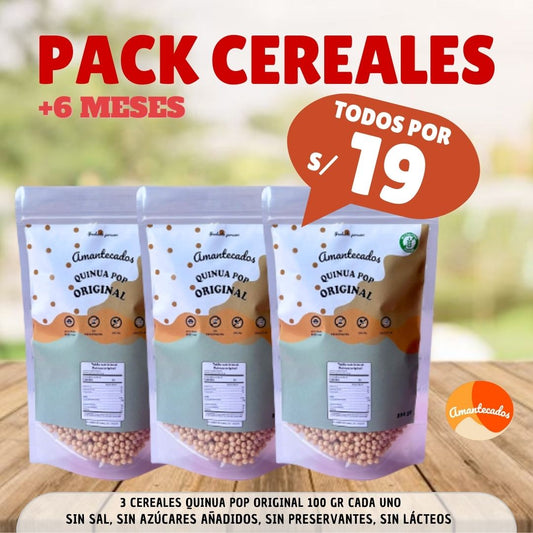 TRIPACK CEREAL QUINUA POP ORIGINAL - 100 gr