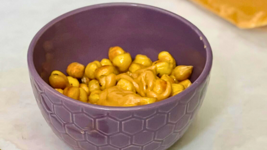 Snack de Garbanzo con Mantequilla de Cashew