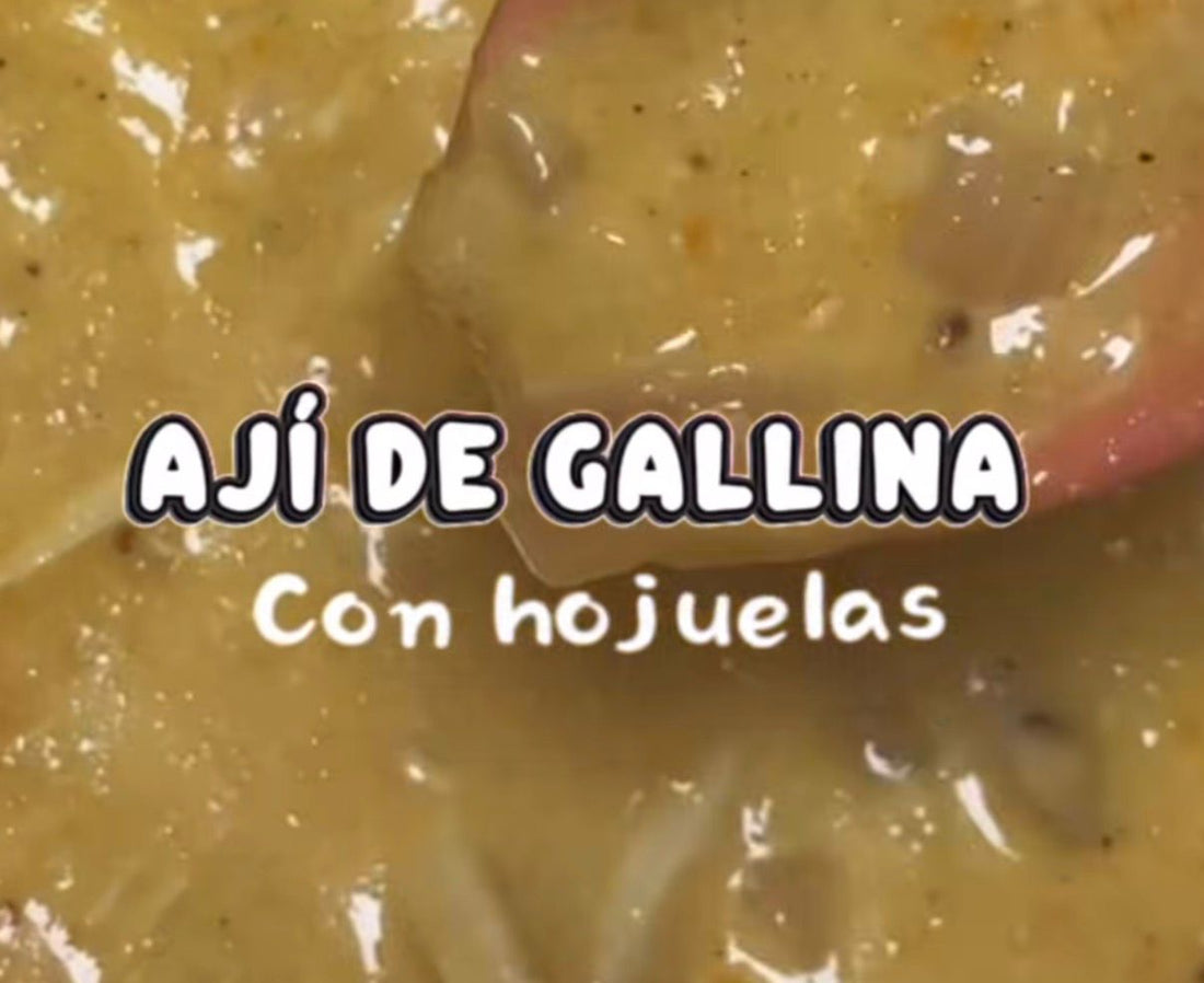 Ají de gallina con hojuelas de kiwicha + Kéfir