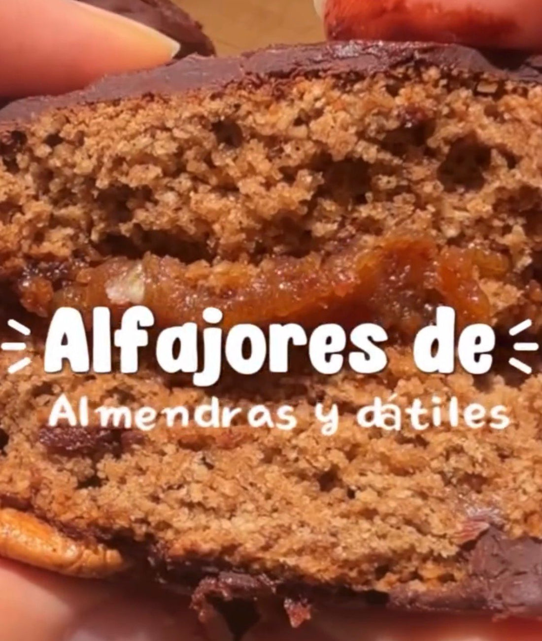 Alfajores de almendras + dátiles