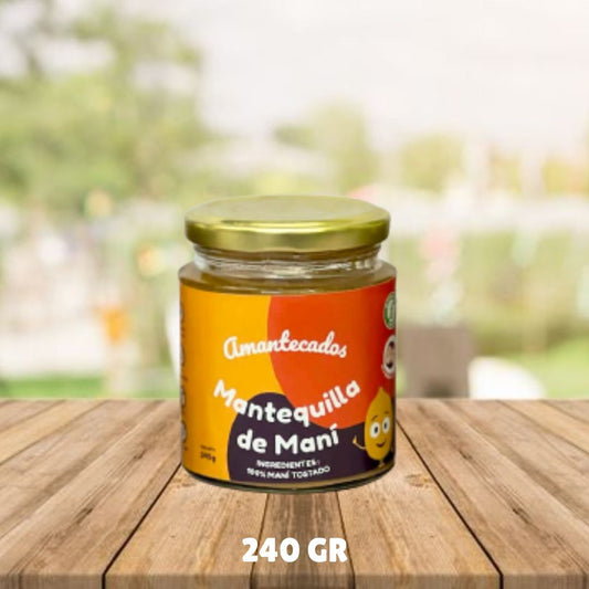 Mantequilla de maní - 240 gr (PreVENTA)