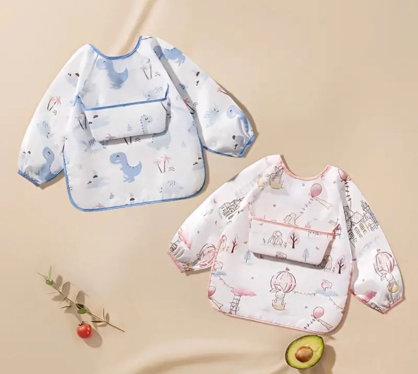 Babero impermeable rosado