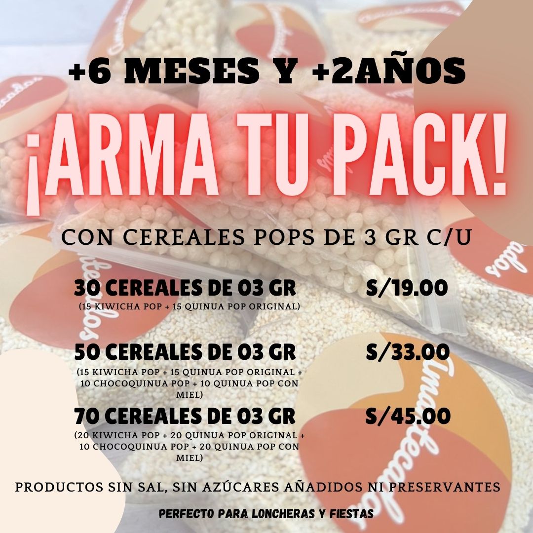 70 CEREALES POPS DE 03 GR - C/U