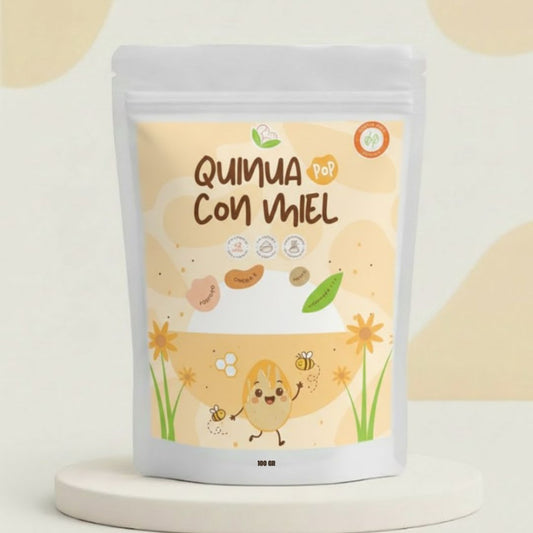 Cereal Quinua pop con miel